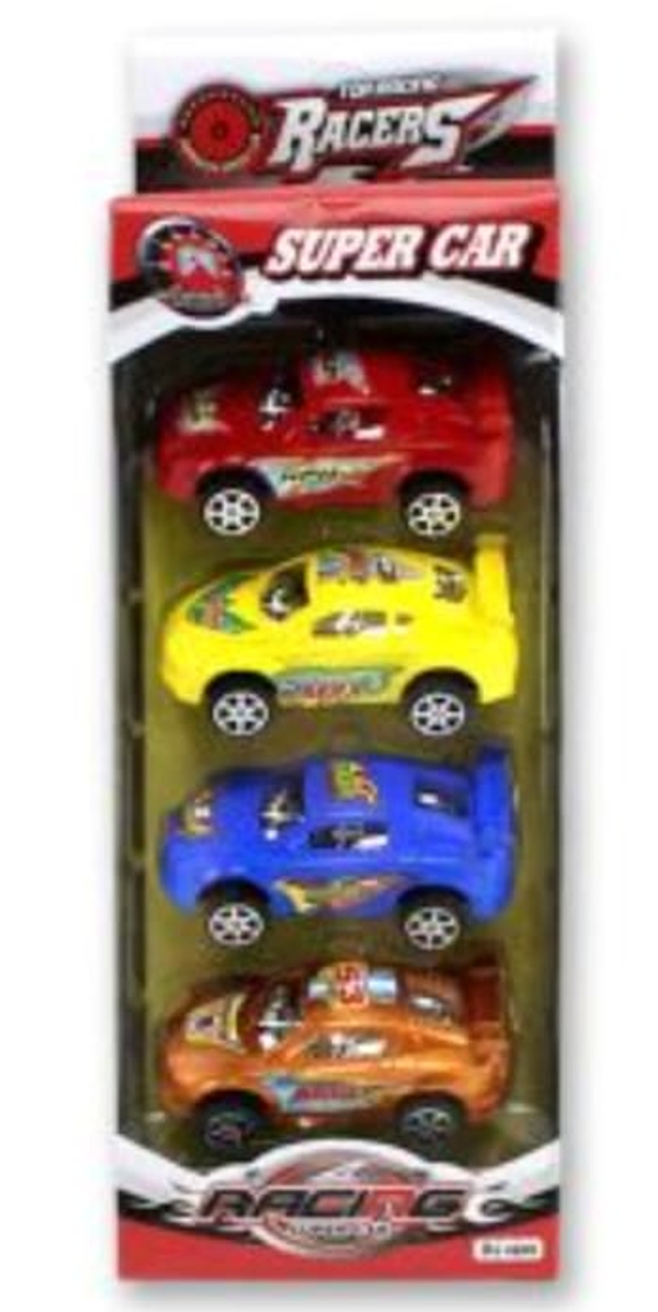 COCHES RACERS SUPER CAR 4ud CAJA