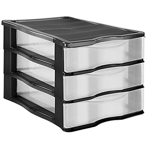 CAJONERA PLASTICO 3CAJONES MEDIANA