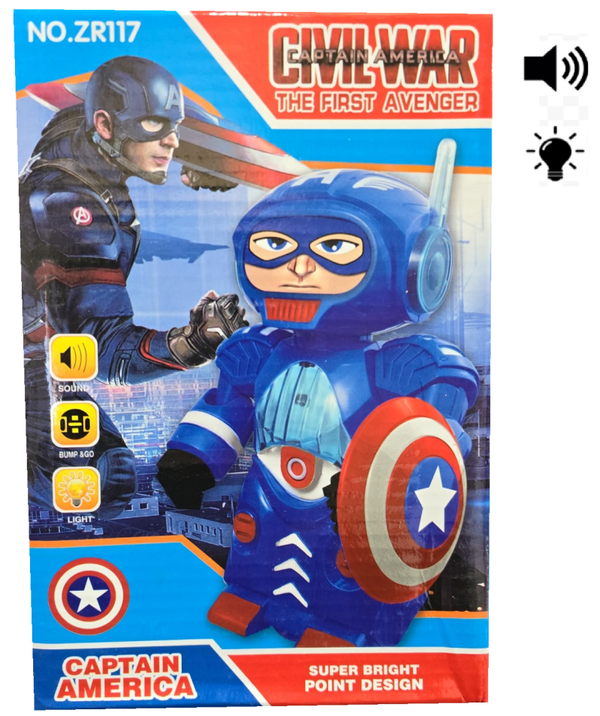 ROBOT ACCION LUZ/SONIDO CAPTAIN