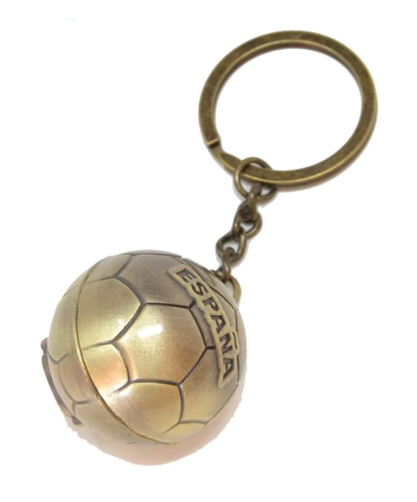 LLAVERO METALICO BALON ESPAÑA