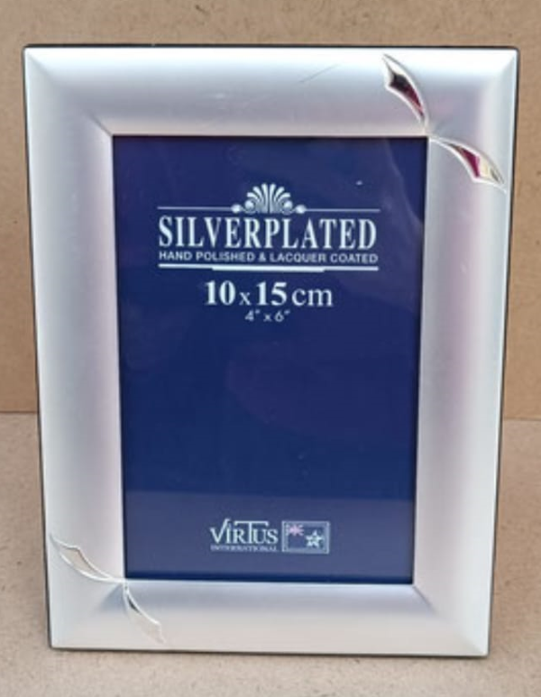 PORTAFOTOS PLATEADO SILVER PLATED 10x15cm