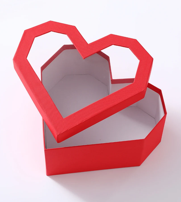 CAJAS CARTON CORAZON SET 3pz 12cm