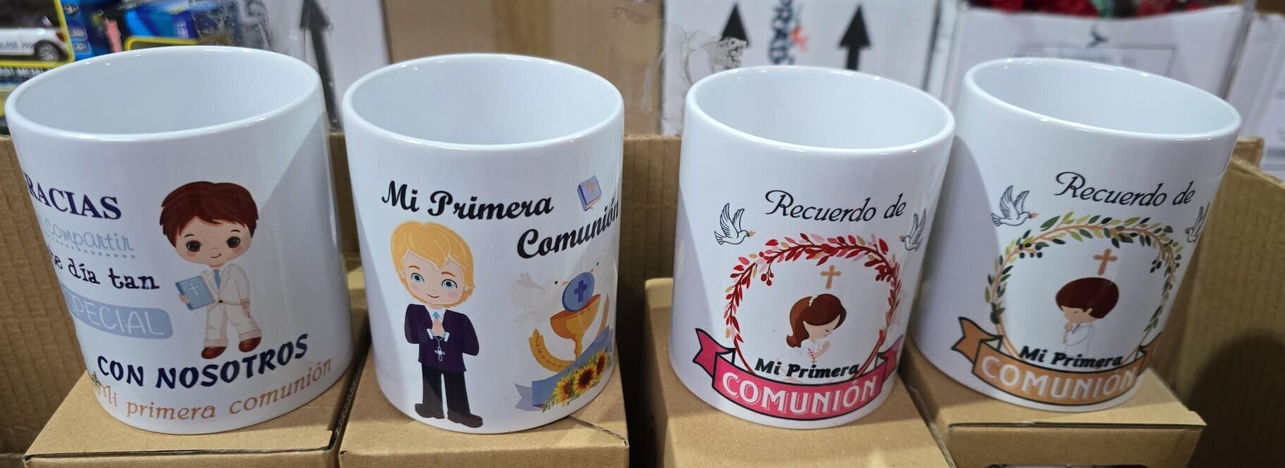 TAZA CERAMICA DECORADA COMUNION