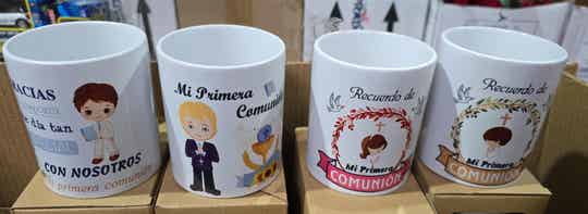 TAZA CERAMICA DECORADA COMUNION