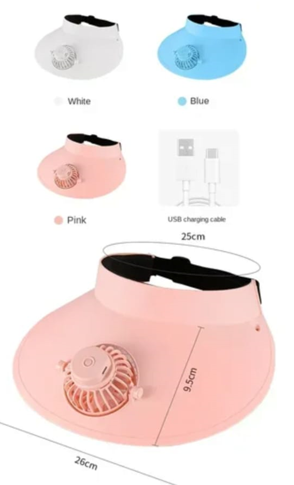 VENTILADOR CABEZA PARASOL USB