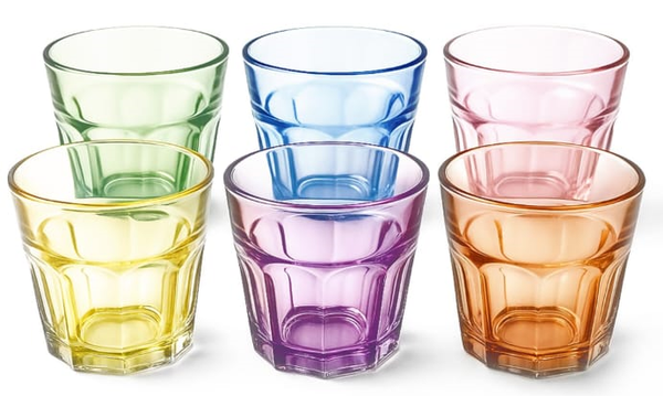 VASOS CRISTAL COLORES EVEREST PACK