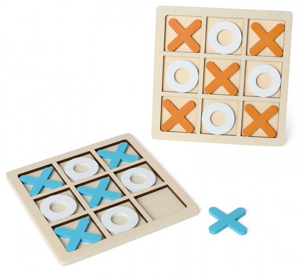 JUEGO 3 EN RAYA MADERA 15x15cm