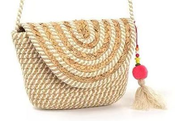 -BOLSO RATTAN BORLA COLORES 24x15cm