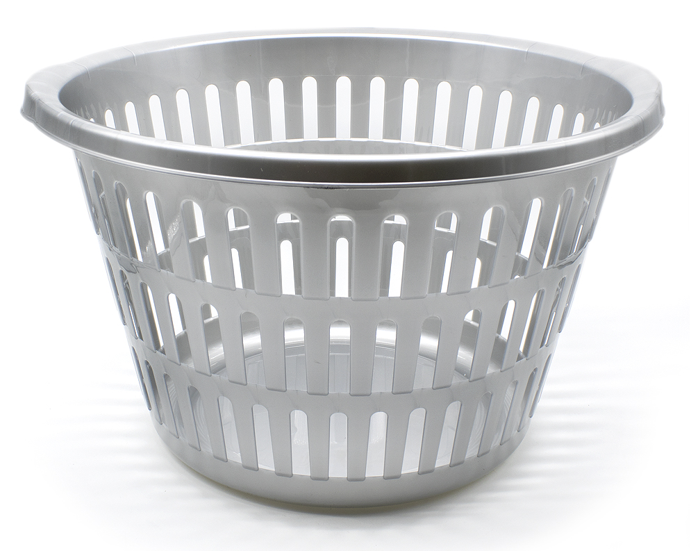 CESTA ROPA REDONDA PLASTICO