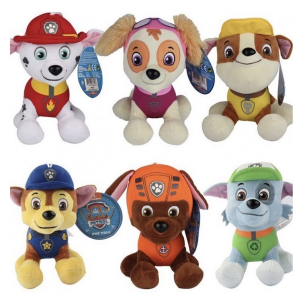 PELUCHE MEDIANO PAW PATROL 20cm