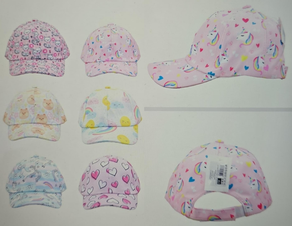 GORRA INF. DECORADA NIÑA SURTIDA