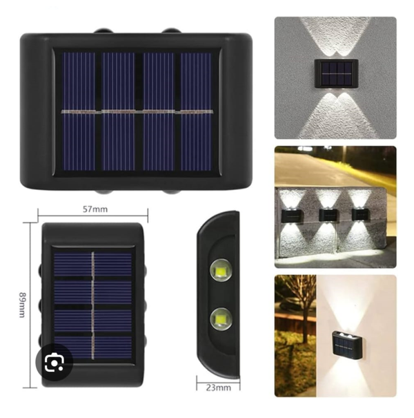 LAMPARA APLIQUE LED SOLAR