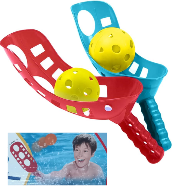 JUEGO LANZA PELOTA AGUA 2pz