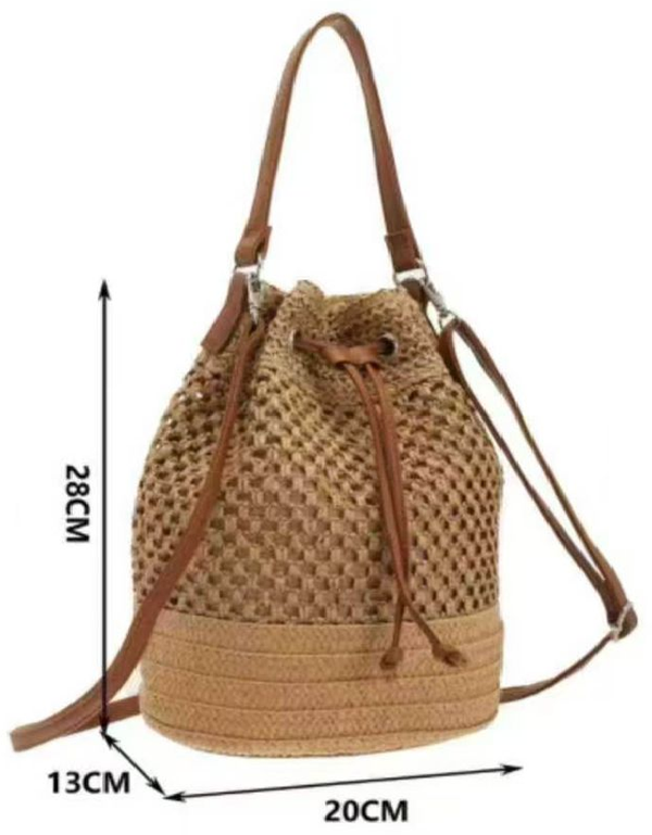 BOLSO BOMBONERA RATTAN 20x28cm