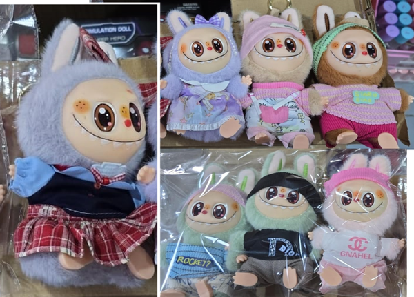 FIGURA PELUCHE LABUBU ROPA 18cm