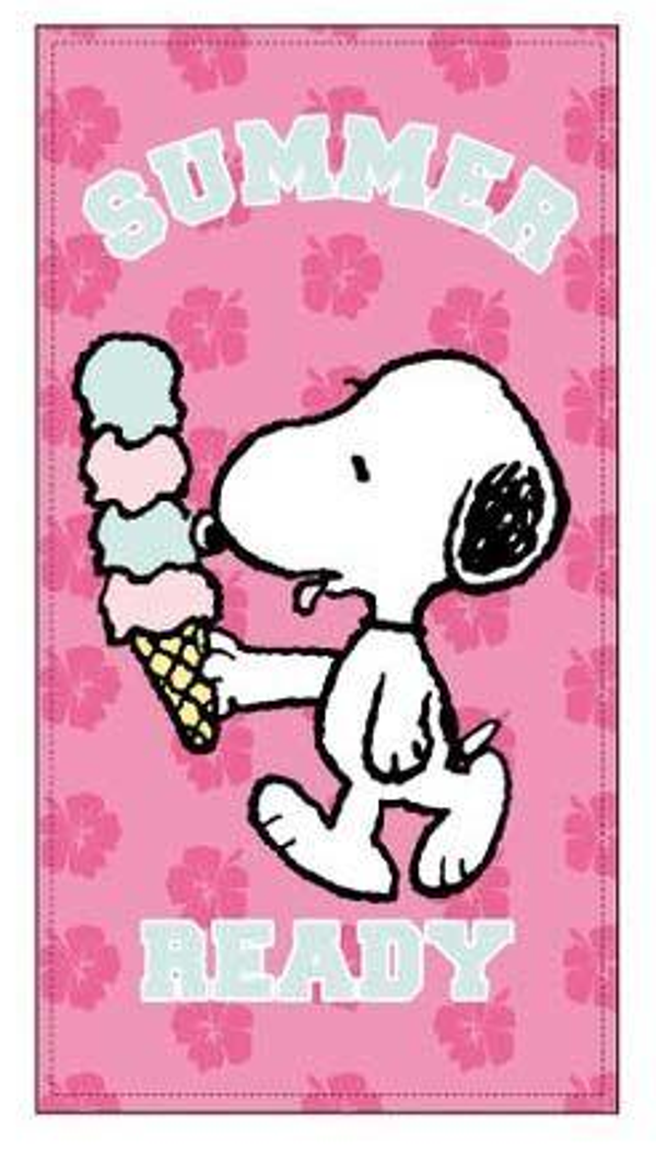 TOALLA PLAYA SNOOPY MICROFIBRA 140x70cm