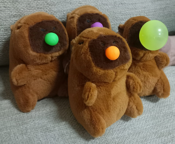 PELUCHE CAPYBARA APRETAR 16cm