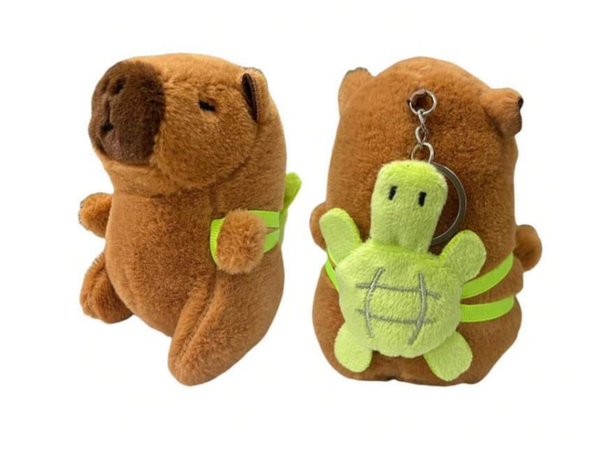 PELUCHE LLAVERO CAPYBARA 12cm