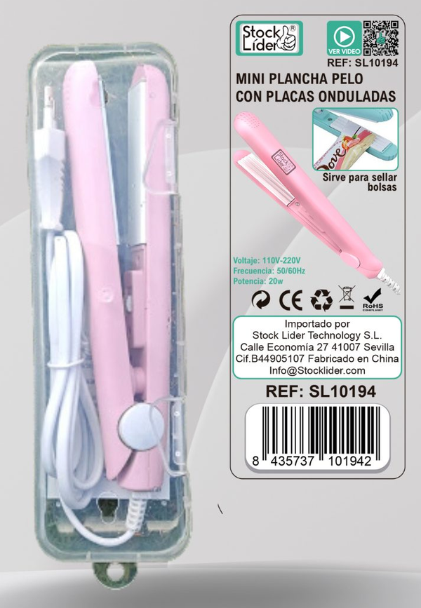 PLANCHA PELO MINI STOCK LIDER