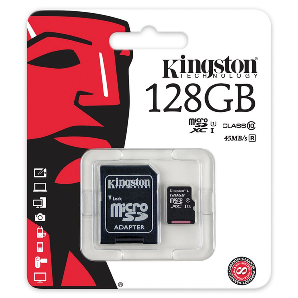 TARJETA MEMORIA MICRO SD 128GB KINGSTON