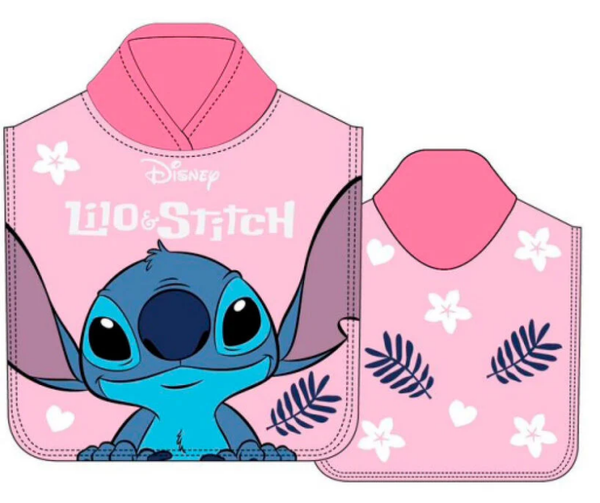 PONCHO PLAYA LILO & STITCH NIÑA
