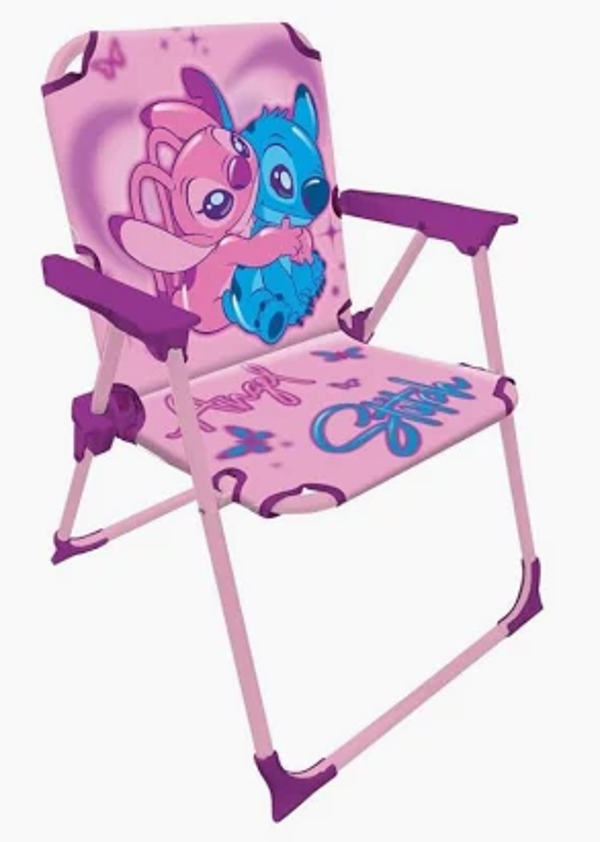 SILLA INF. PLEGABLE LILO & STITCH ROSA