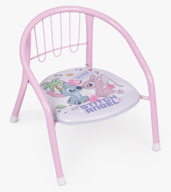 SILLA INF. METAL LILO & STITCH ROSA