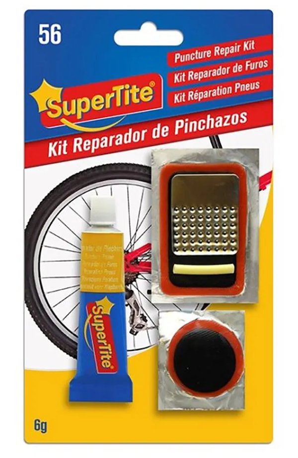 PARCHES BICICLETA + PEGAMENTO SUPERTITE