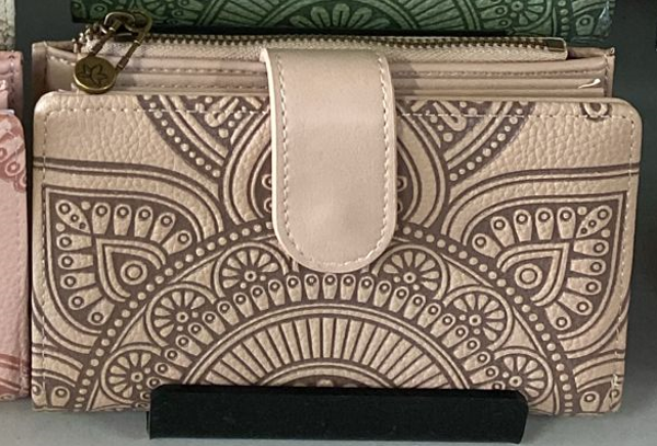 CARTERA SRA. ALARGADA MANDALA 16x10cm