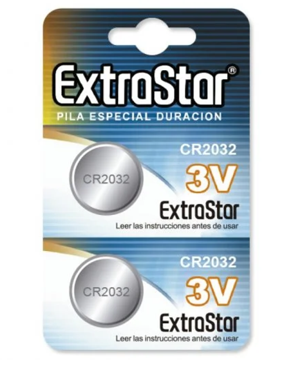 PILAS DE BOTON CR2032 EXTRASTAR (2)