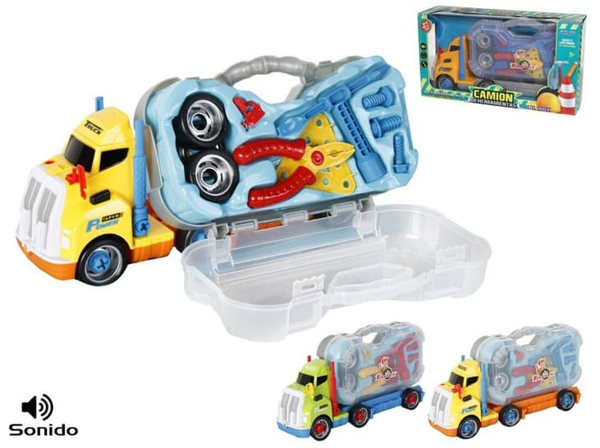 CAMION CON HERRAMIENTAS SONIDO CAJA