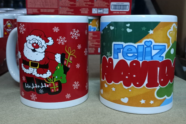 TAZA MUG CERAMICA NAVIDAD 330ml (12)