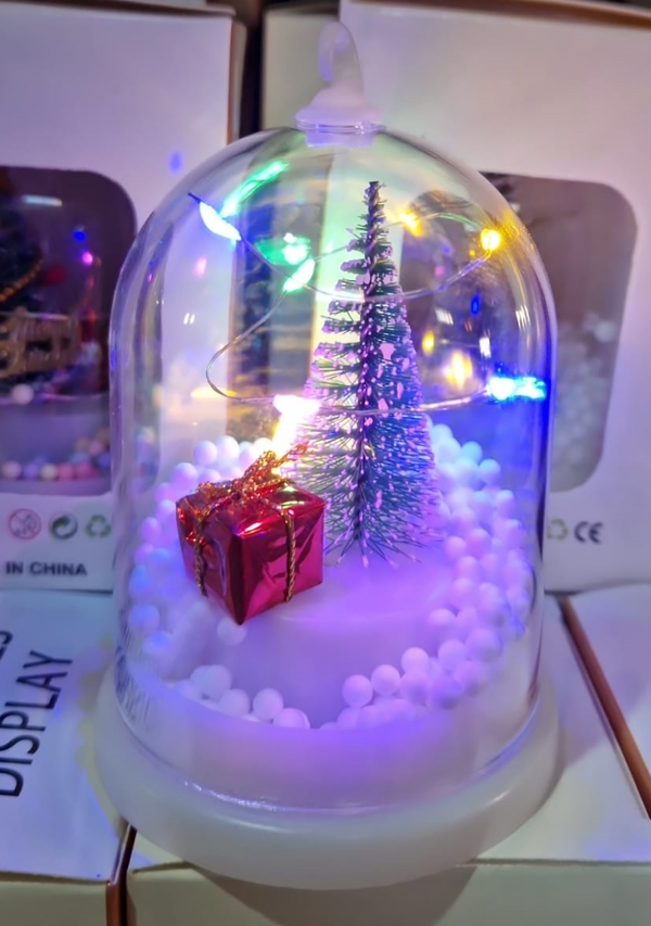 CUPULA LED DECORACION NAVIDAD 11cm