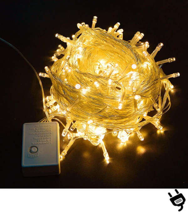 LUCES NAVIDAD LED AMARILLAS