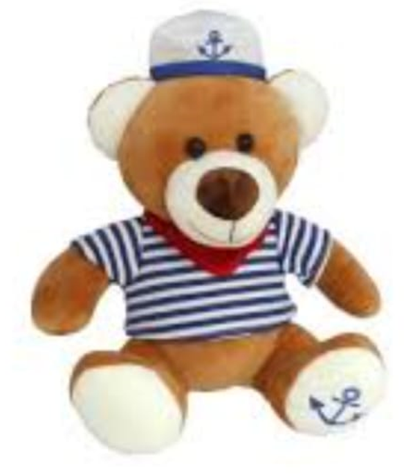 PELUCHE OSITO MARINERO 28cm