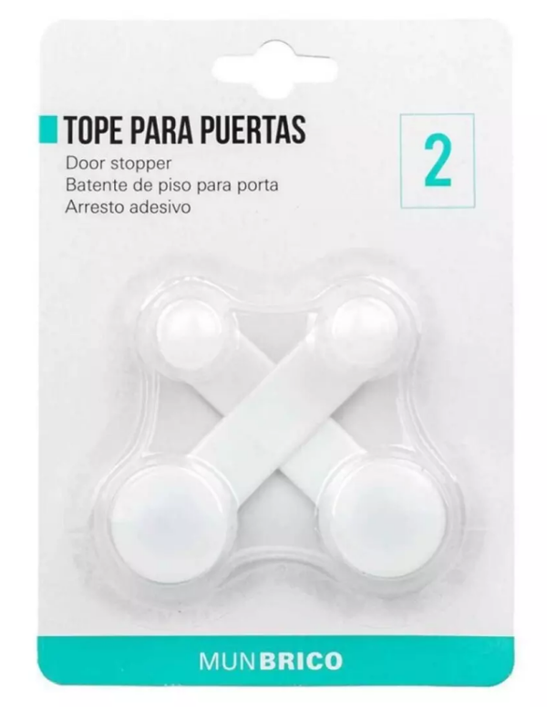 TOPE PUERTAS RETENEDOR 2ud BLANCO