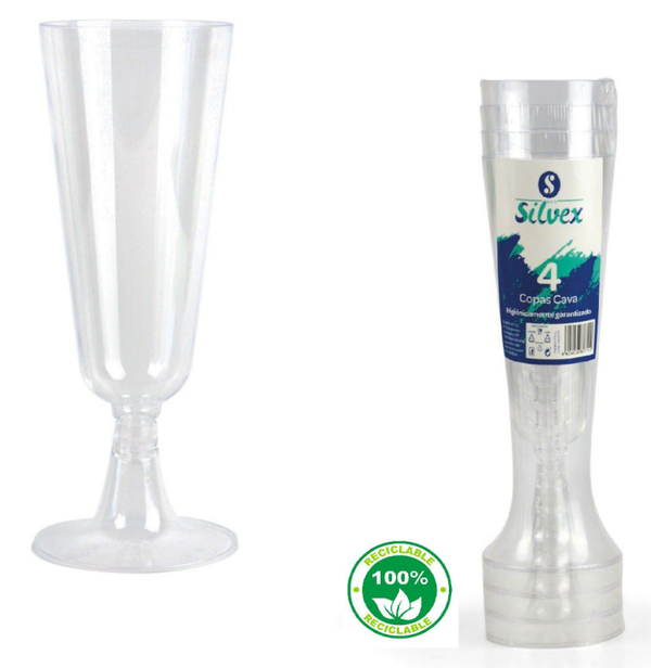 COPA CAVA PLASTICO BASE TRANSPARENTE 4ud (6)