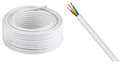 CABLE BLANCO ROLLO 10m