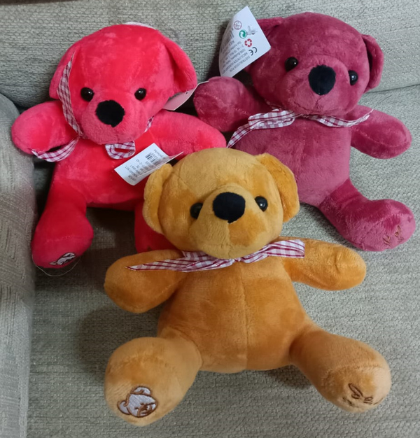 PELUCHE MEDIANO OSITO LAZO 18cm