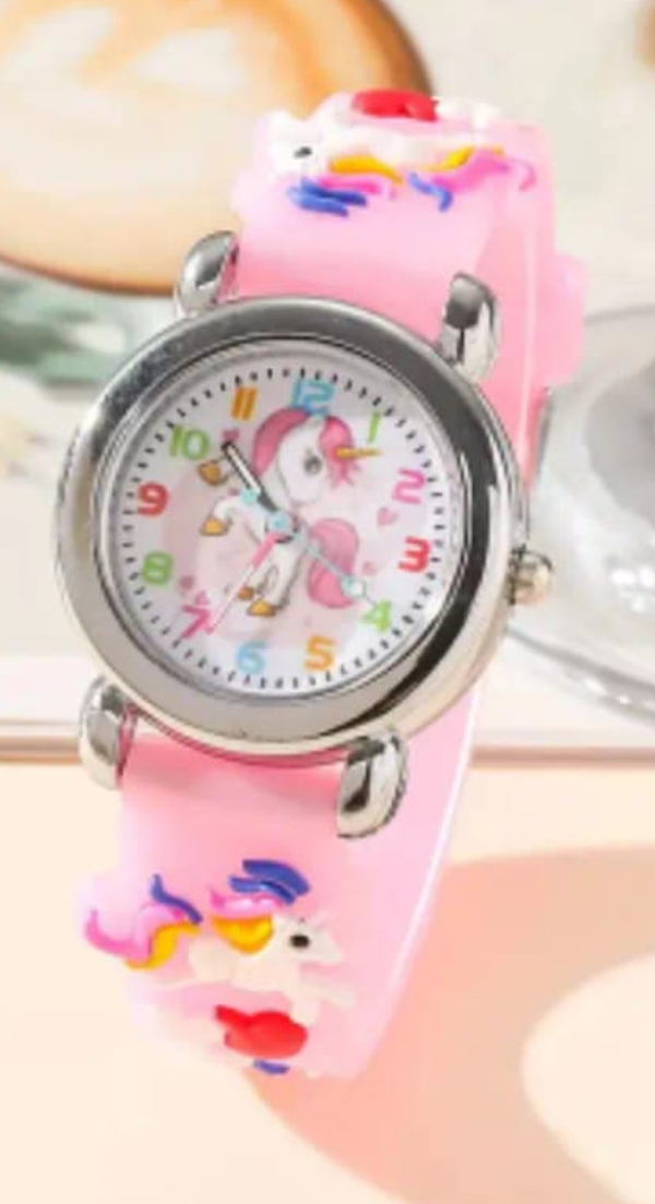 RELOJ PULSERA INF. ANALOGICO UNICORNIO
