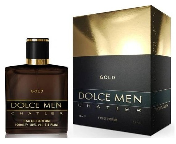 AGUA DE PERFUME CRO. CHATLER DOLCE MEN GOLD 100ml