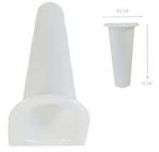 FLORERO PLASTICO CONO PARED