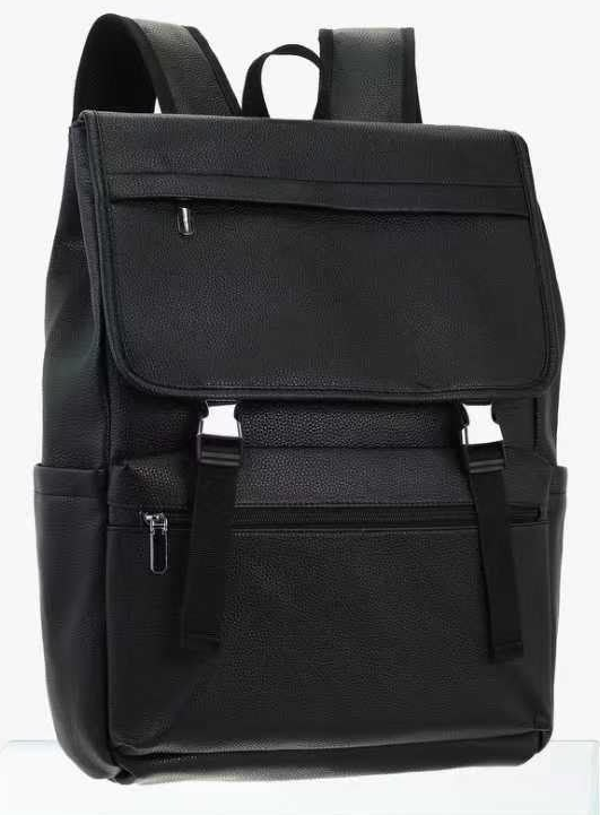 MOCHILA MULTIUSOS NEGRA 34x48cm