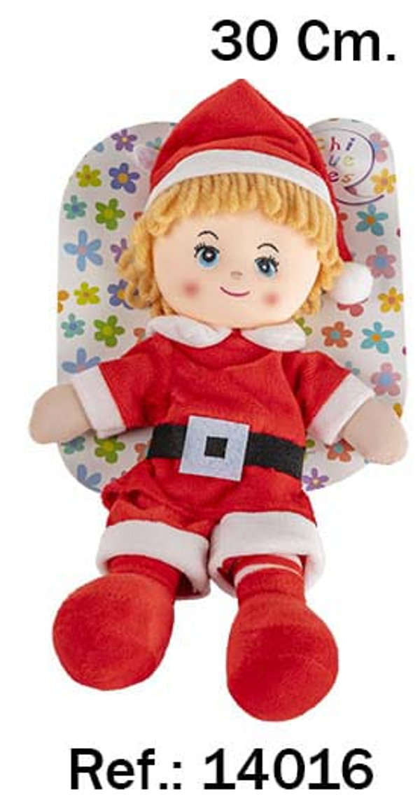 MUÑECO TRAPO NAVIDAD 30cm