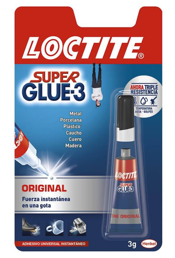PEGAMENTO RAPIDO SUPER GLUE-3 LOCTITE (12)