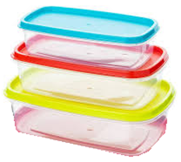 FIAMBRERA PLASTICO SET3 0,6 - 0,8 - 1,4litros (8)