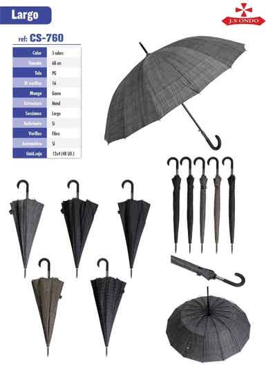 PARAGUAS CRO. LISTAS AUTOM. 16VARILLAS