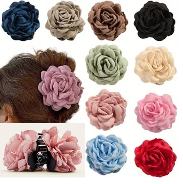 FLOR DEL PELO PINZA COLORES