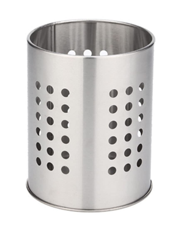 PORTA CUBIERTOS REDONDO INOX.