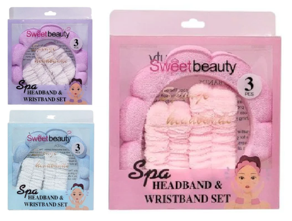 DIADEMA+MUÑEQUERAS SET SKINCARE